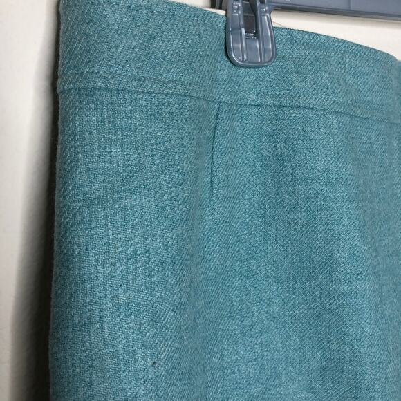 GAP Wool Blue Work Skirt Size 16 - Picture 3 of 9